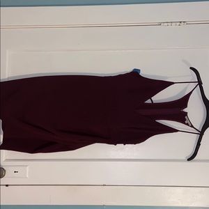Purple/burgundy dress
